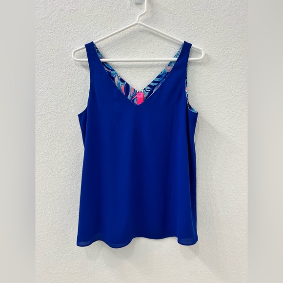 🛑SOLD🛑 Lilly Pulitzer Florin Reversible Top (small) - Excellent - Picture 4 of 6